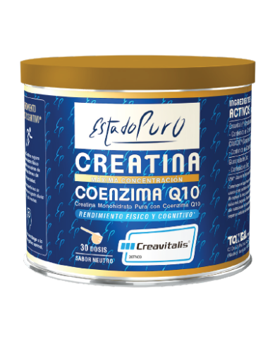 Creatina coenzima q10 neutro 105.5gr estado puro