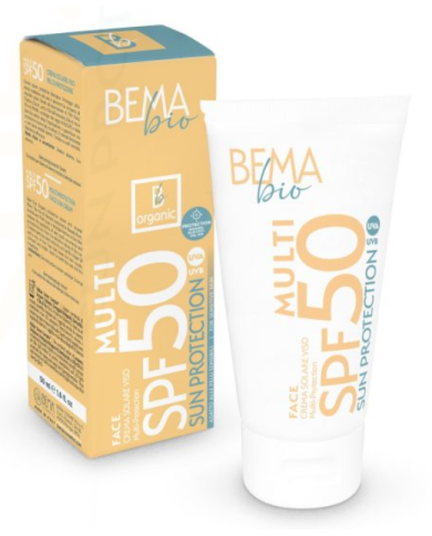 Crema solar facial multi spf50+ 50ml bema bio