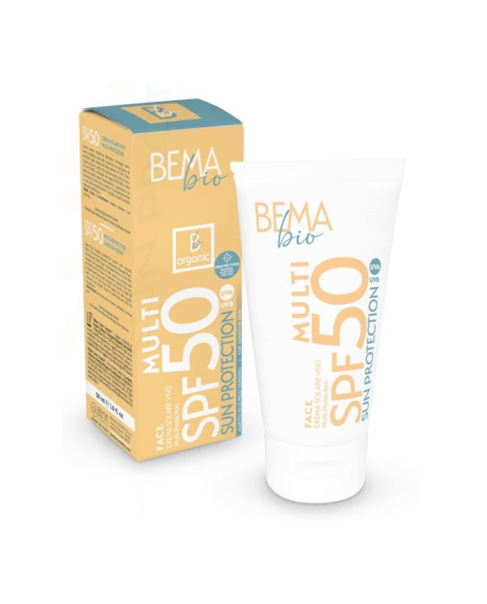 Crema solar facial multi spf50+ 50ml bema bio