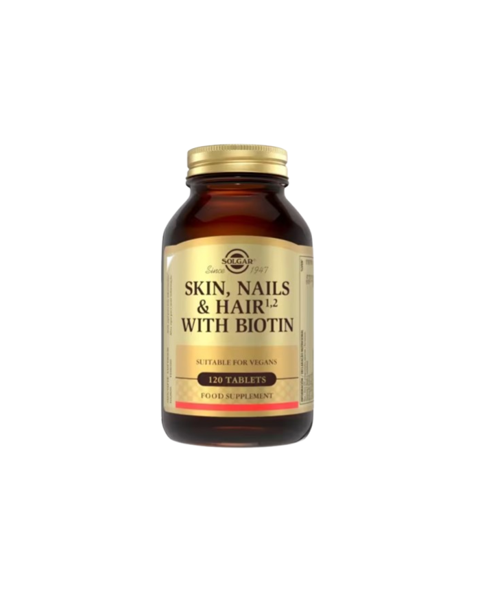 Pelo piel uñas biotina 120cap solgar