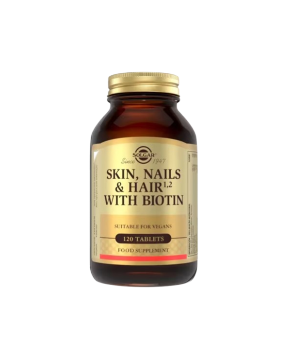 Pelo piel uñas biotina 120cap solgar