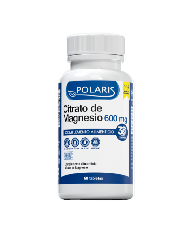 Citrato magnesio 600mg 60tab polaris