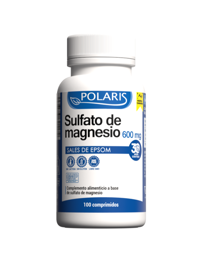 Sulfato magnesio 600mg 100 comp