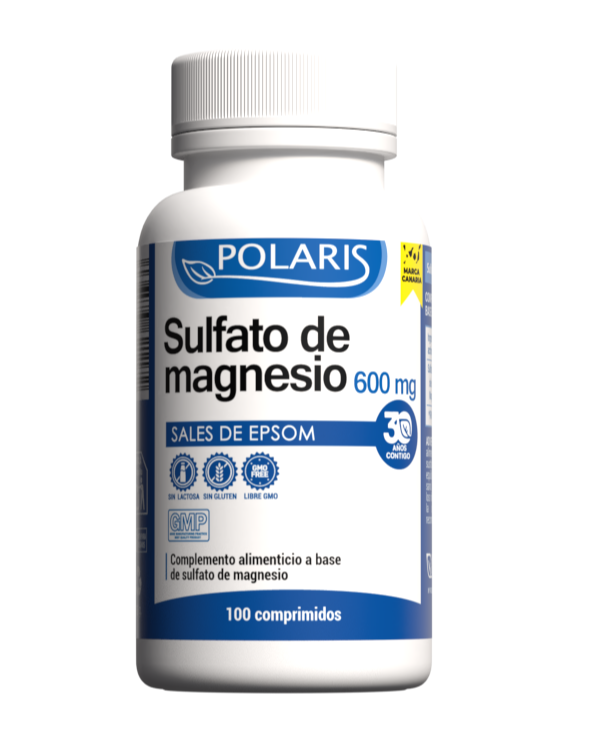 Sulfato magnesio 600mg 100 comp