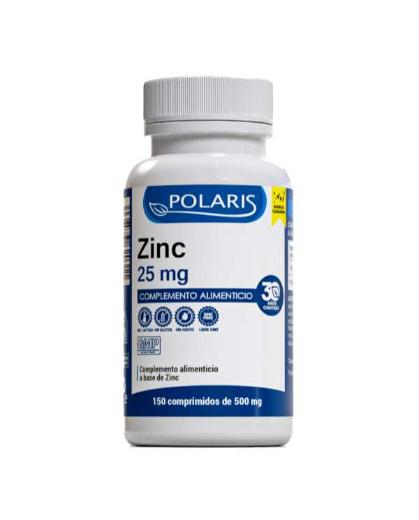 Zinc 25mg 150 comprimidos polaris