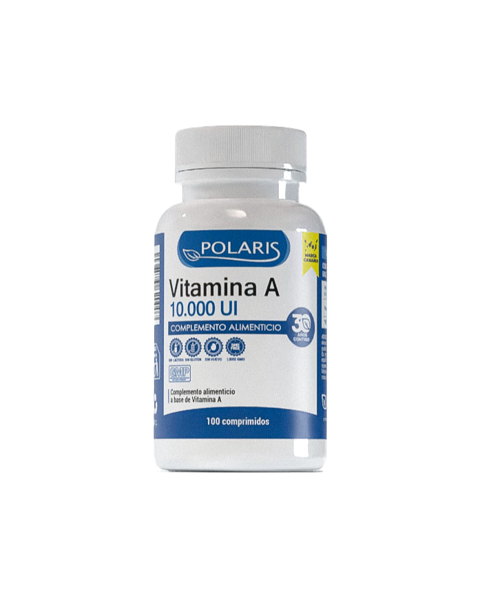 Vitamina a 10.000ui 100 comp polaris