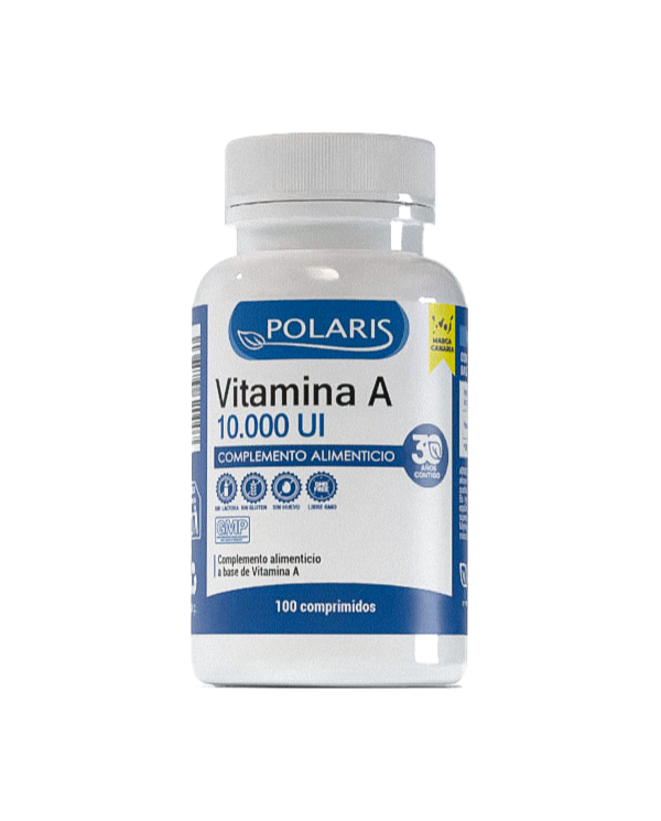 Vitamina a 10.000ui 100 comp polaris