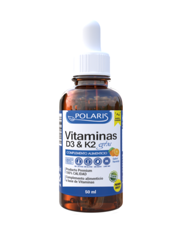 Vitamina d3+k2 50ml polaris
