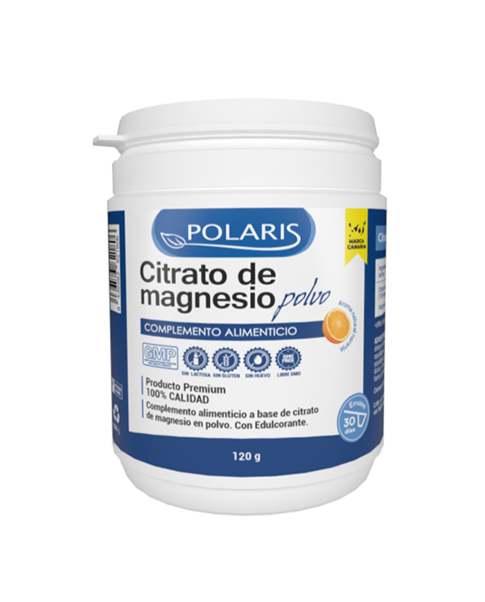Citrato magnesio polvo 120gr polaris