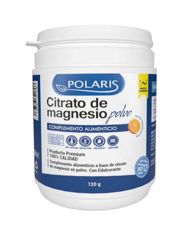 Citrato magnesio polvo 120gr polaris