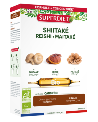 Shiitake reishi maitake 20 viales superdiet