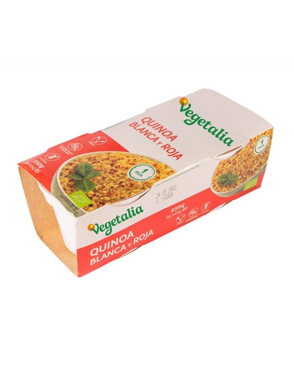 Vasito quinoa blanca/r 2x125g