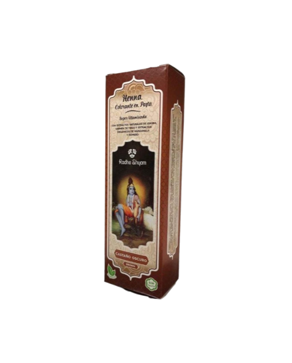 Henna pasta castaño oscuro