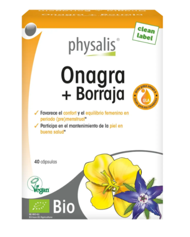 Onagra+borraja 60 caps physalis