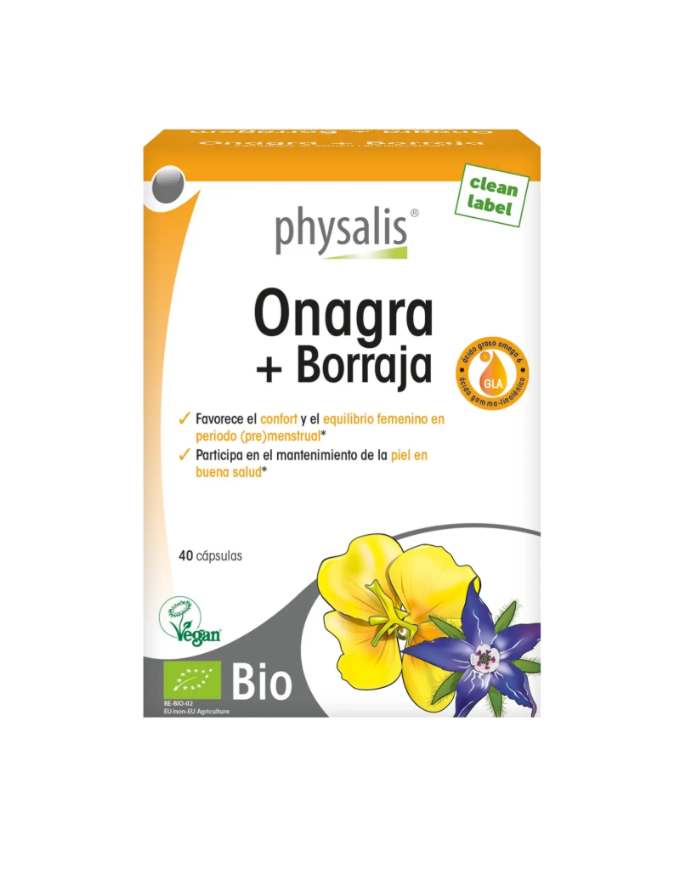 Onagra+borraja 60 caps physalis