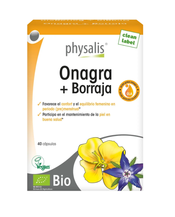 Onagra+borraja 60 caps physalis
