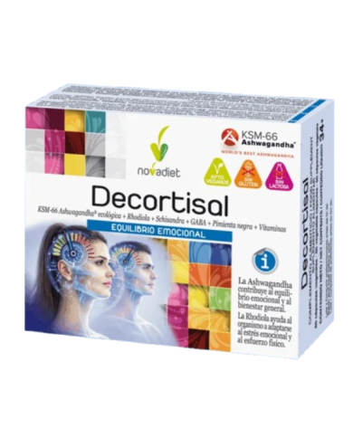 Decortisal 60 capsulas novadiet