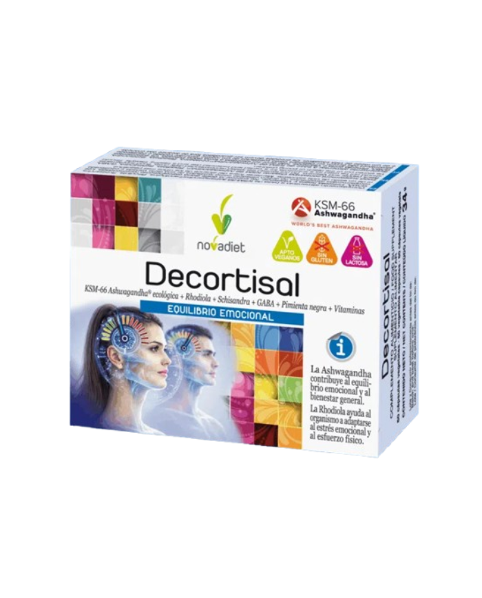 Decortisal 60 capsulas novadiet
