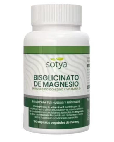 Magnesio bisglicinato 100 capsulas sotya
