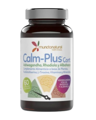 Calm-plus cort 60 capsulas mundo natural