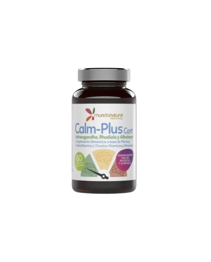 Calm-plus cort 60 capsulas mundo natural