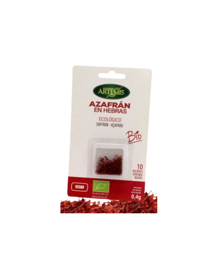 Azafran hebras bio 0.4gr artemis