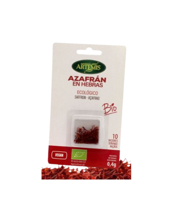 Azafran hebras bio 0.4gr artemis