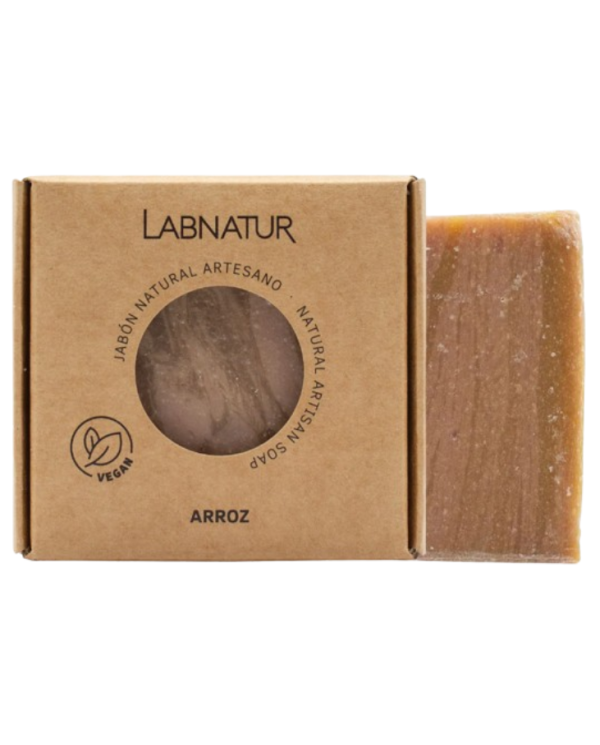 Jabon arroz pastilla 100gr labnatur