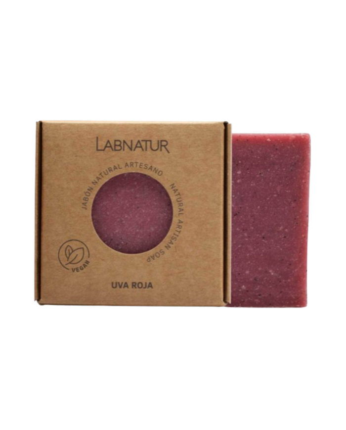 Jabon uva roja pastilla 100gr labnatur