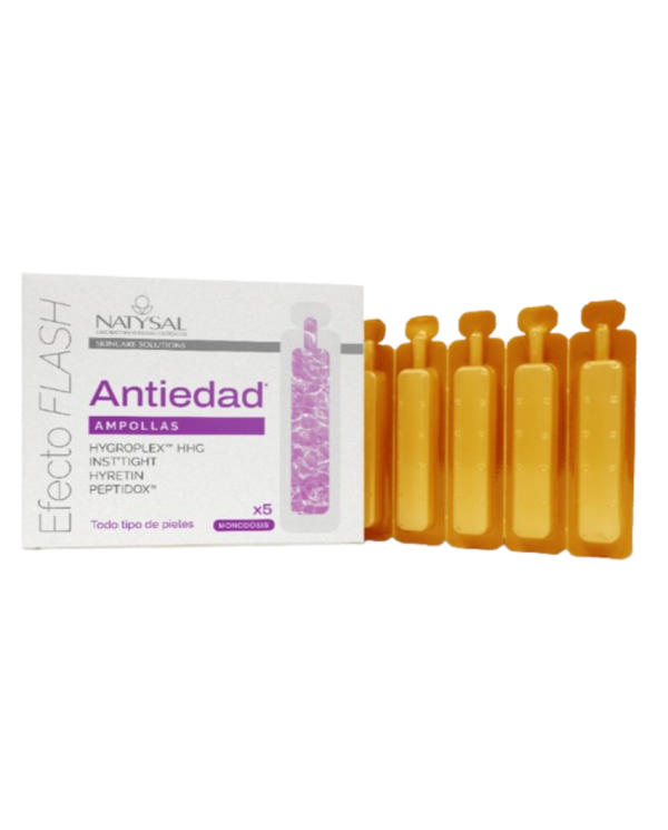 Efecto flash antiedad 5 ampollas natysal