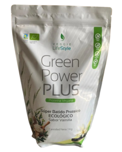 Green power plus proteina vainilla 1k veggie lifes