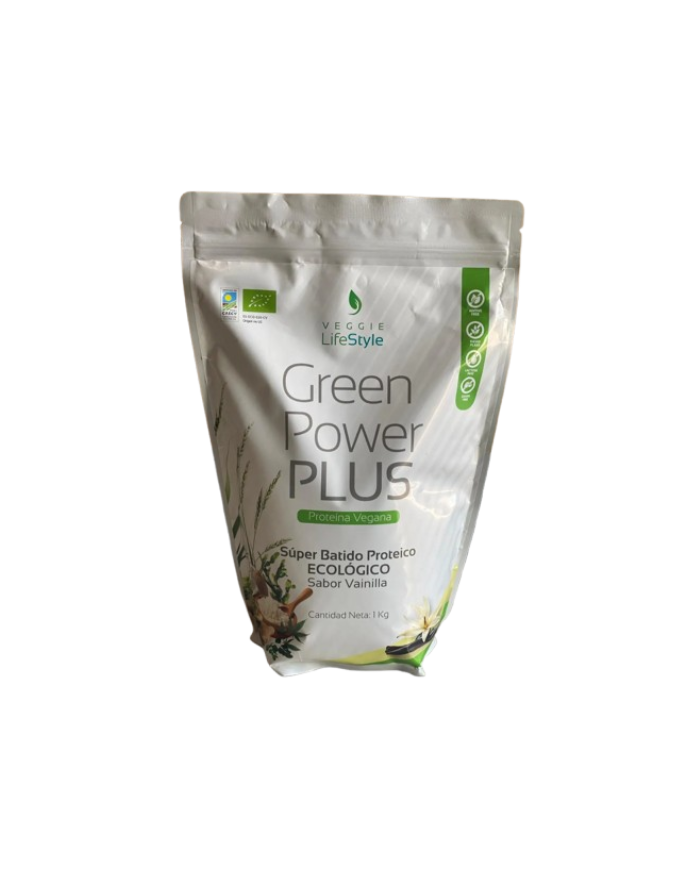 Green power plus proteina vainilla 1k veggie lifes