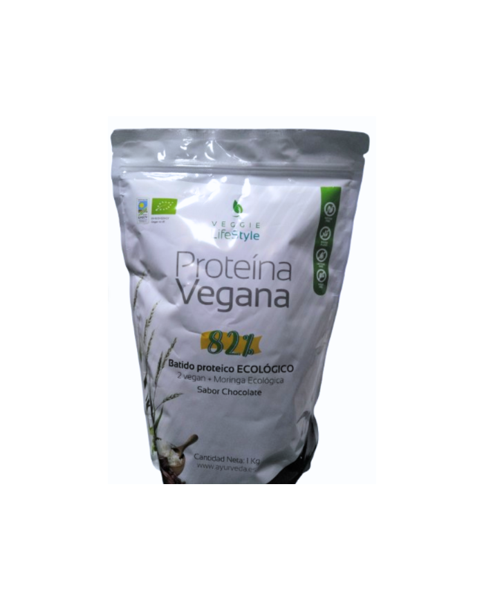 Proteina 2 vegan 82% chocolate 1kg veggie lifestyl