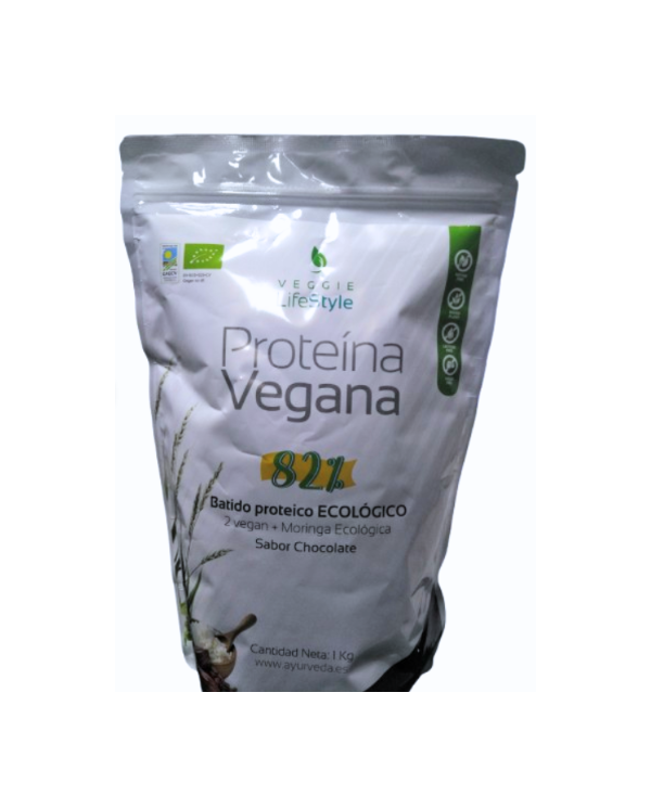 Proteina 2 vegan 82% chocolate 1kg veggie lifestyl