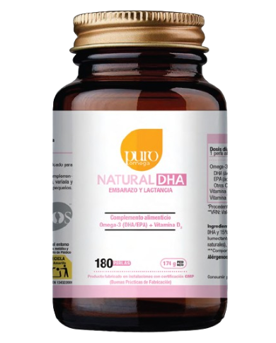 Natural dha embarazo y lactancia 180perlas puro om
