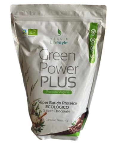 Green power plus proteina chocolate 1kg veggie lif