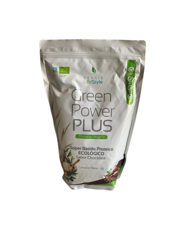 Green power plus proteina chocolate 1kg veggie lif