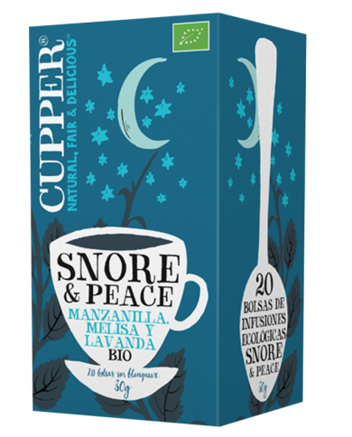 Cupper snore peace manzanilla melisa lavanda 20fil