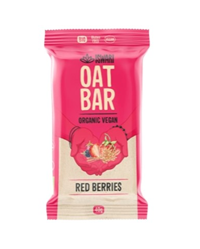 Barrita protein oat bar frutos rojos 40gr iswari
