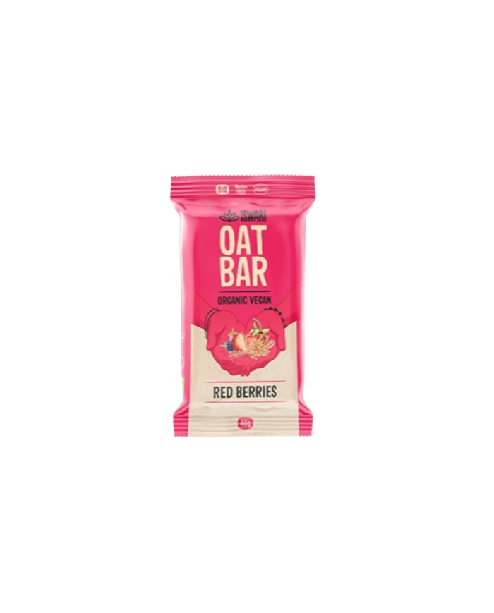 Barrita protein oat bar frutos rojos 40gr iswari