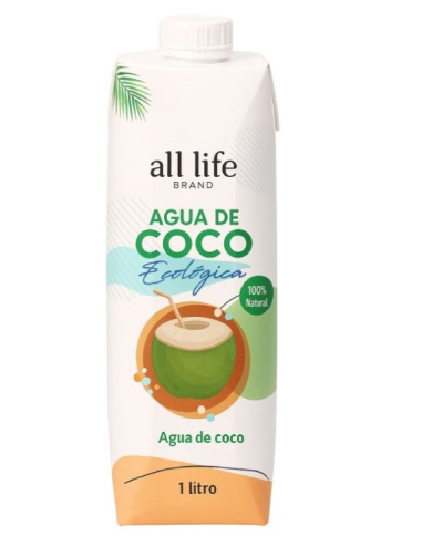 Agua coco 1l bio all life
