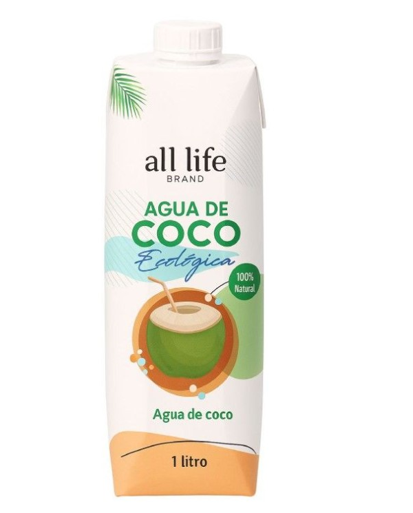 Agua coco 1l bio all life