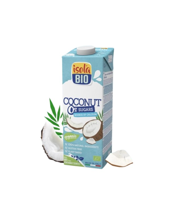 Bebida coco+calcio s/a 1l bio isola