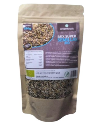 Mix super semillas bio 250gr dreamfoods