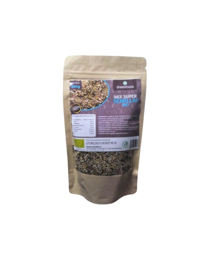 Mix super semillas bio 250gr dreamfoods