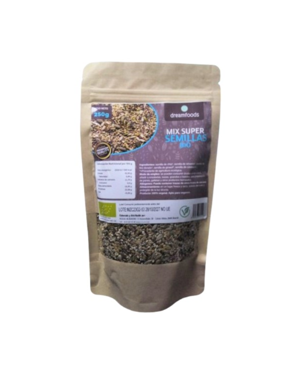 Mix super semillas bio 250gr dreamfoods