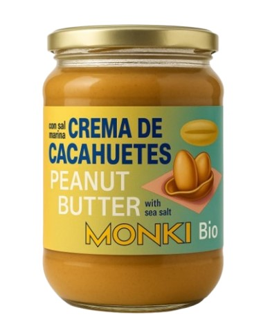 Crema cacahuete 650g monki