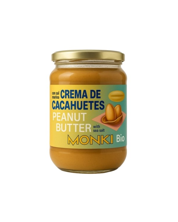 Crema cacahuete 650g monki