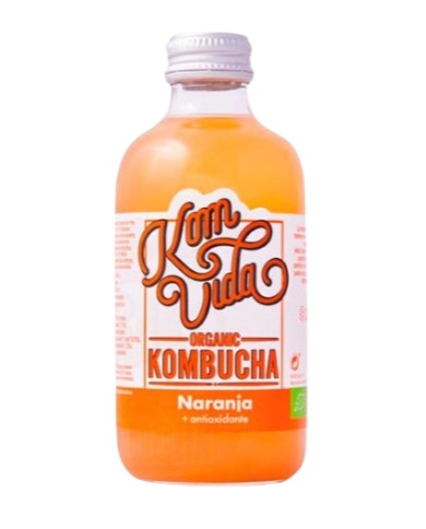Kombucha naranja 750ml bio komvida