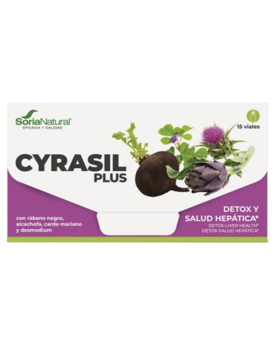 Cyrasil plus 15 viales soria natural